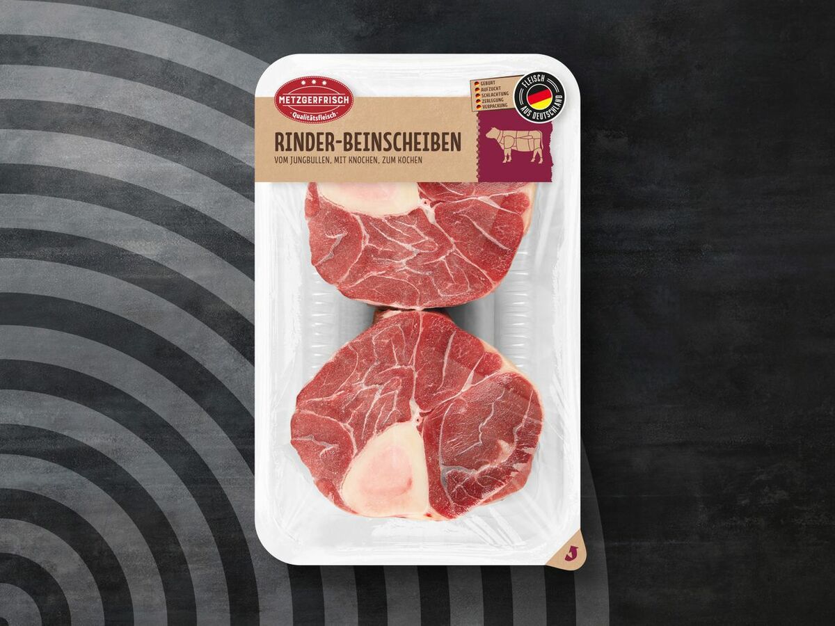 Bild 1 von Metzgerfrisch Rinder-Beinscheiben, 
         700 g