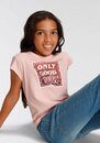 Bild 1 von KIDSWORLD T-Shirt ONLY GOOD VIBES kurze modische Form, Rosa