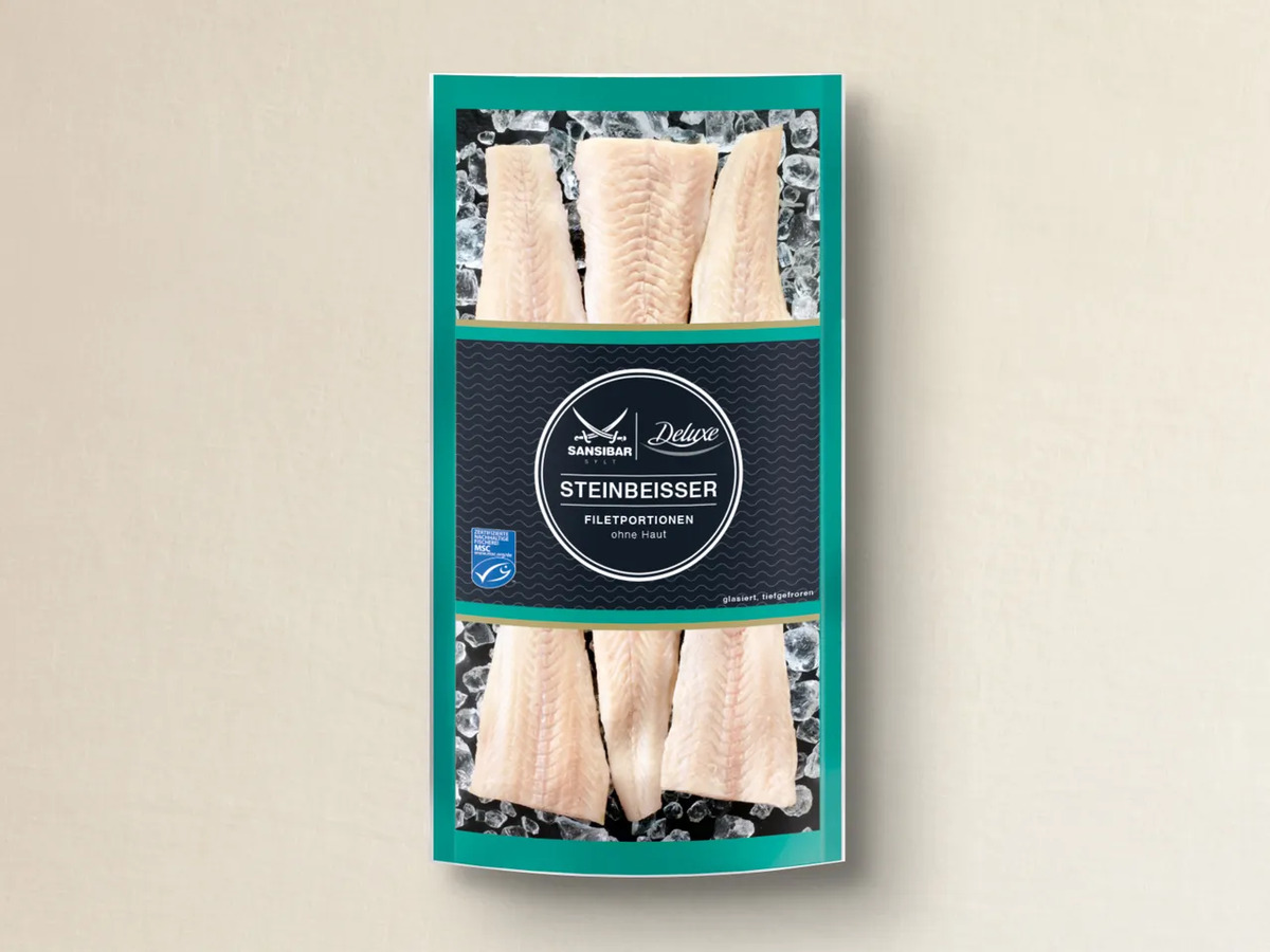 Sansibar Deluxe MSC Steinbeisser Filetportionen, 450 g von Lidl ansehen!