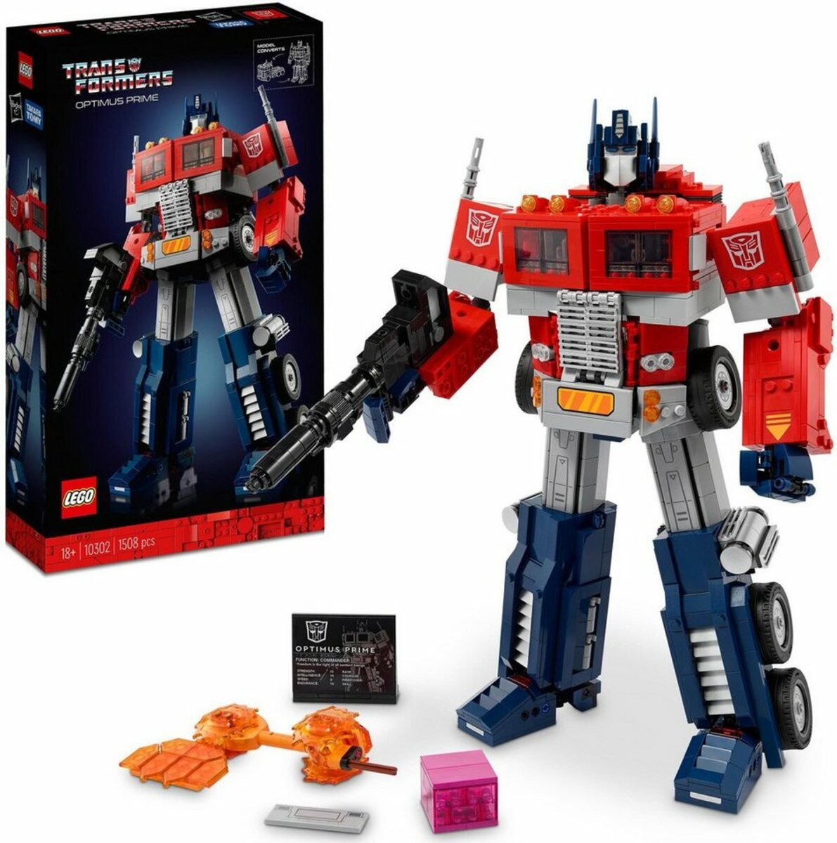 Bild 1 von LEGO® Konstruktionsspielsteine Optimus Prime (10302), LEGO® Icons, (1508 St), Made in Europe, Bunt
