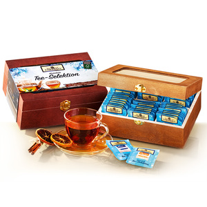 Cornwall Tee-Geschenkbox aus Holz "Tee-Selektion"