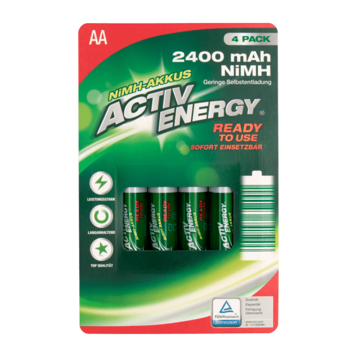 Bild 2 von ACTIV ENERGY Akkus Ready-to-Use