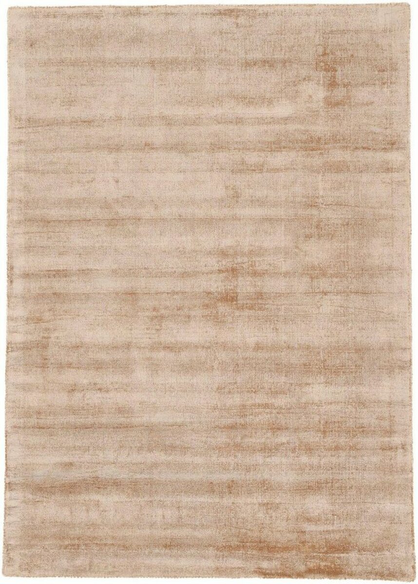Bild 1 von Teppich Ava Viskoseteppich, carpetfine, rechteckig, Höhe: 13 mm, Seidenoptik, leichter Glanz, auch als Läufer erhältlich, Beige
