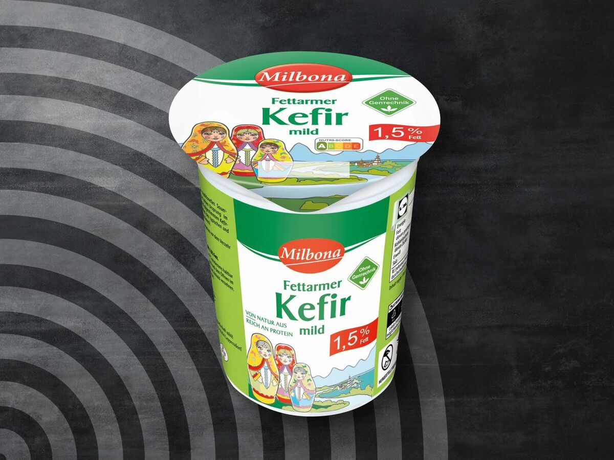Bild 1 von Milbona Fettarmer Kefir, 
         500 g