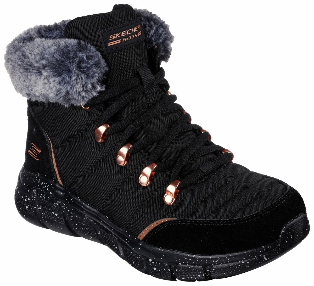 Bild 1 von Skechers BOBS B FLEX - Winterboots mit Fellimitat-Kragen, Schwarz