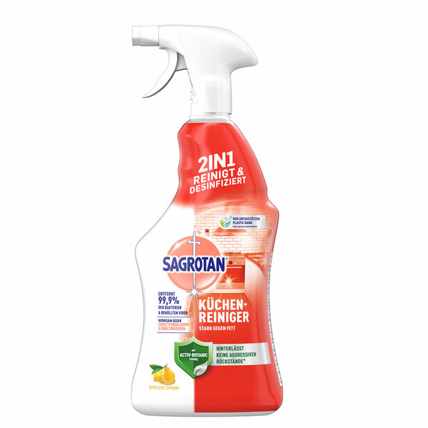 Bild 1 von Sagrotan Küchenreiniger Spritzige Zitrone 750 ml