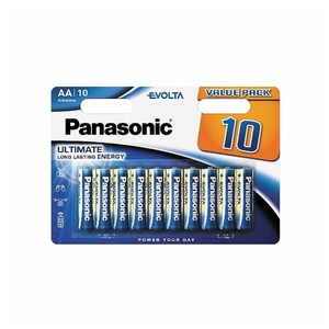 PANASONIC Evolta Alkali-Batterien, 10er-Packung