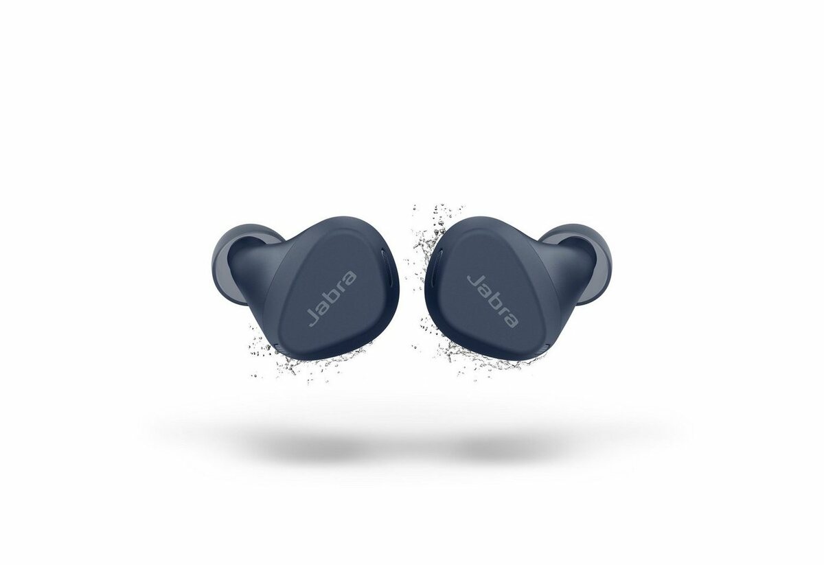 Bild 1 von Jabra Elite 4 active Bluetooth-Kopfhörer (Active Noise Cancelling (ANC), Freisprechfunktion, Sprachsteuerung, True Wireless, integrierte Steuerung für Anrufe und Musik, Alexa, Google Assistant, Sir