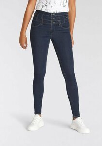 Arizona Skinny-fit-Jeans High Waist, Blau