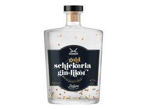 SANSIBAR Schickeria Gin-Likör mit Gold 47% Vol, 
         0.7-l