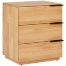 Bild 1 von Mid.you Nachtschrank, Holz, Kernbuche, massiv, 3 Schubladen, 50x60x40 cm, Schlafzimmer, Nachttische