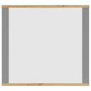 Bild 1 von Hom`in Wandspiegel, Grau, Eiche Artisan, Glas, rechteckig, 94x87x5 cm, Garderobe, Garderobenspiegel, Garderobenspiegel