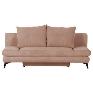 Carryhome Schlafsofa, Rosa, Textil, 2-Sitzer, 200x78x95 cm, Stoffauswahl, Liegefunktion, Schlafen auf Sitzhöhe, Rücken echt, Kinder & Jugendmöbel, Jugendmöbel, Jugendsofas