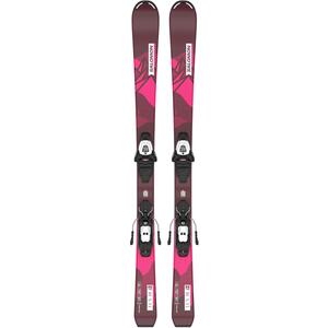 Salomon L LUX Jr M + L6 GW J2 80 23/24 All-Mountain Ski Kinder Rosa