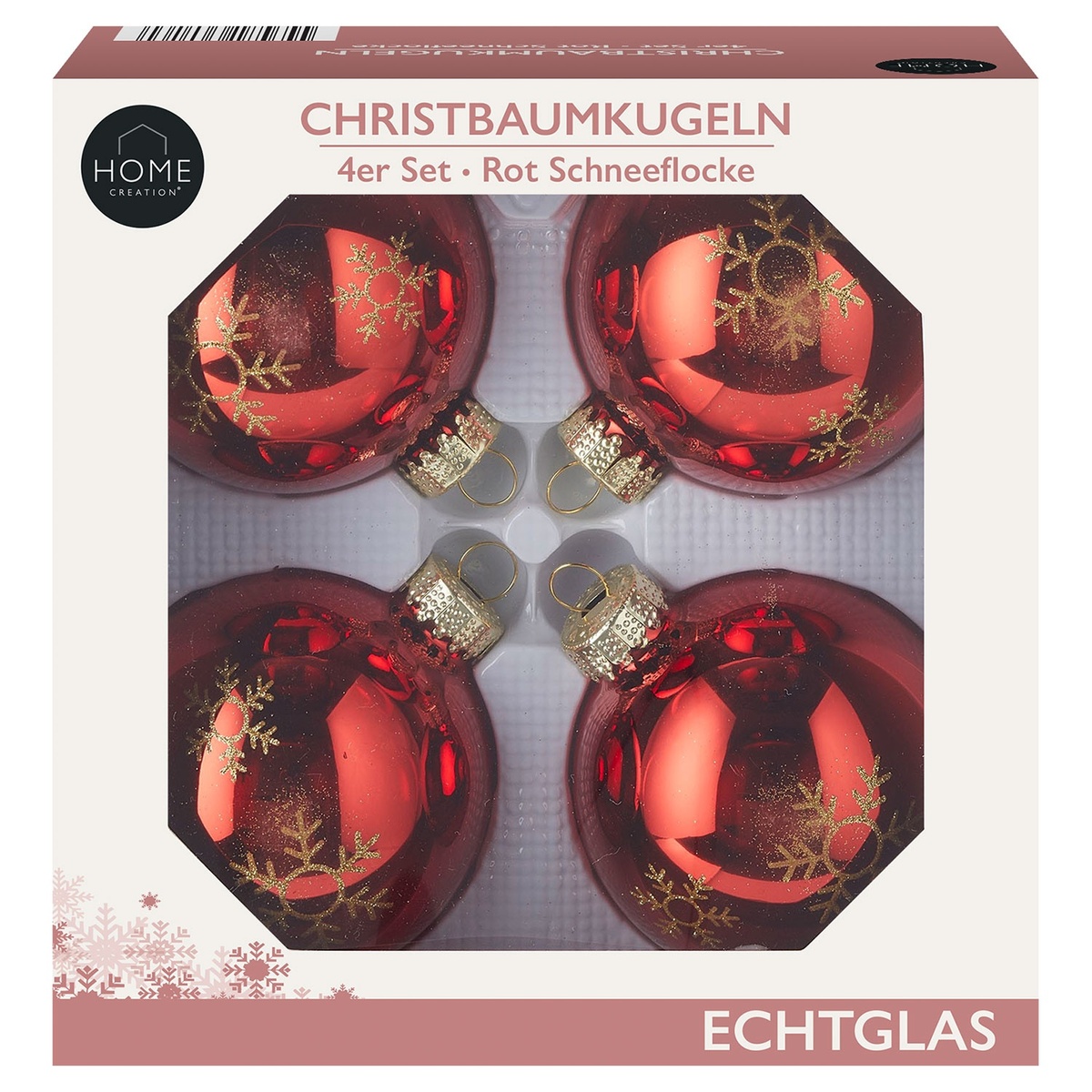 Bild 1 von HOME CREATION Christbaumkugeln Set