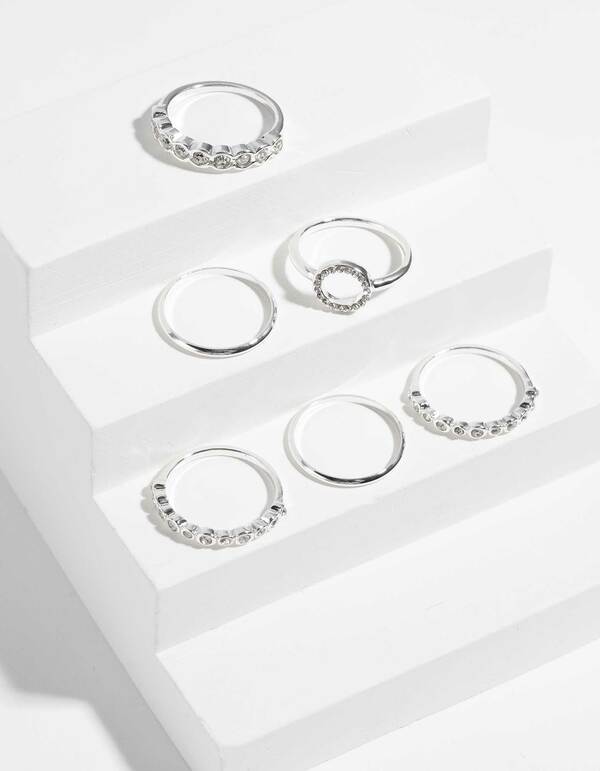 Bild 1 von Damen Ring - 6er-Pack