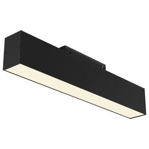 Schienensystem-Strahler, Schwarz, Metall, Kunststoff, 3.4x6.8x30 cm, CE, gleichmäßige Lichtverteilung, Lampen & Leuchten, Innenbeleuchtung, Schienensysteme