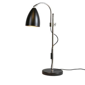 Belid Tischleuchte Sway, Schwarz, Chrom, Metall, 51 cm, CE, Lampen & Leuchten, Leuchtenserien