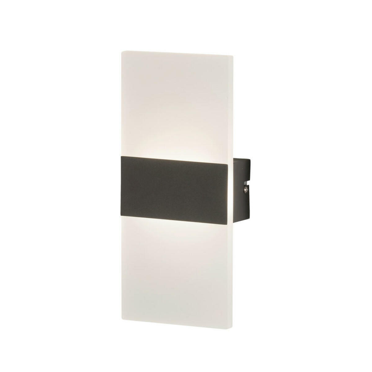 Bild 1 von Fischer & Honsel Led-Wandleuchte Foder, Schwarz, Weiß, Metall, Kunststoff, F, 12x27 cm, Lampen & Leuchten, Innenbeleuchtung, Wandleuchten