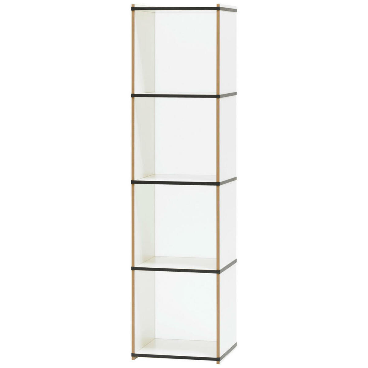 Bild 1 von Tojo Aktenregal, Weiß, Holzwerkstoff, 3 Fächer, 35x140x35 cm, FSC Mix, FSC 100%, erweiterbar, Typenauswahl, stehend, in verschiedenen Holzdekoren erhältlich, Arbeitszimmer, Büroregale, Aktenregal