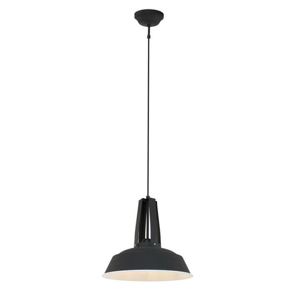 Bild 1 von Pendelleuchte, Schwarz, Metall, 42x45-200x42 cm, höhenverstellbar, Lampen & Leuchten, Innenbeleuchtung, Hängelampen, Pendelleuchten