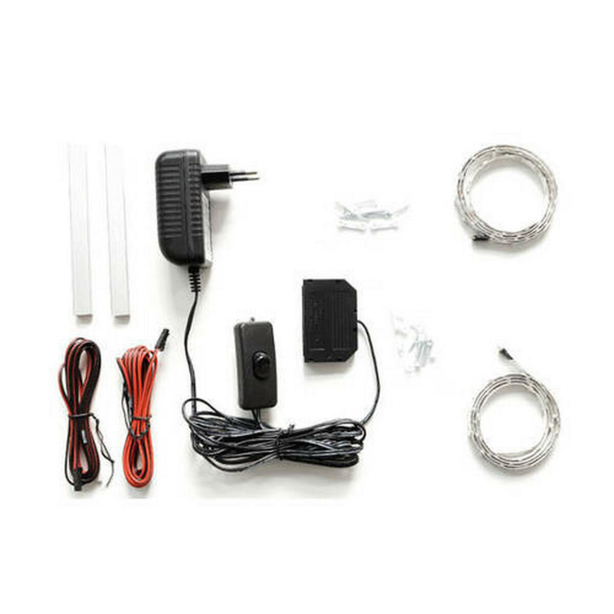 Bild 1 von Livetastic Led-Bandbel-2Er-Set, Metall, Kunststoff, 2-teilig, 40x1x1 cm, Lampen & Leuchten, Innenbeleuchtung, Dekoleuchten, Led-streifen