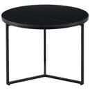 Bild 1 von Livetastic Couchtisch, Schwarz, Metall, Keramik, rund, Flachrohr, 60x45 cm, Wohnzimmer, Wohnzimmertische, Couchtische