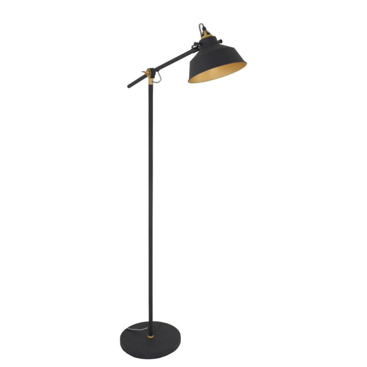 Bild 1 von Stehleuchte, Grau, Metall, 28x130x65 cm, drehbar, höhenverstellbar, Lampen & Leuchten, Innenbeleuchtung, Stehlampen, Stehlampen