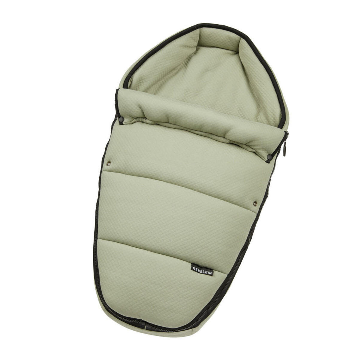Bild 1 von Gesslein BABYSCHALEN-FUßSACK, Pastellgrün, Textil, Füllung: Fleece, 45x13x82 cm, Gurtschlitze, Kinderwagen, Kinderwagenzubehör