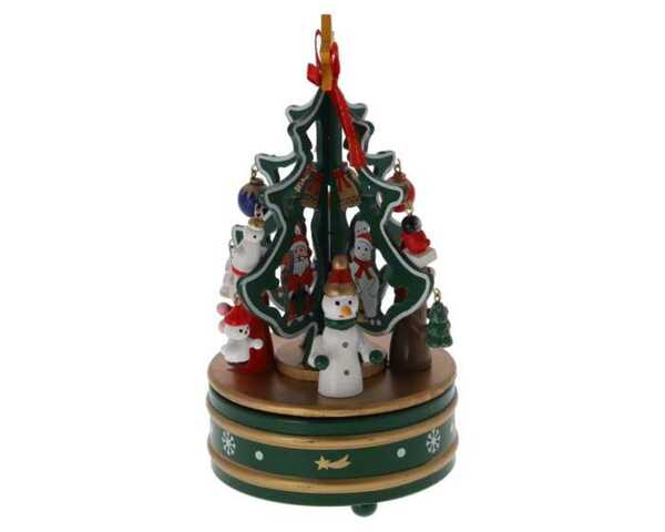 Bild 1 von Spieluhr Weihnachtsbaum aus Holz
