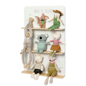 Musterkind Kinderregal, Natur, Weiß, Holz, 10x90 cm, EN 71, CE, Spielzeug, Holzspielzeug