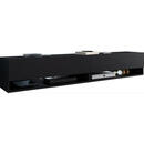 Bild 1 von P & B Lowboard, Graphit, Schwarz, Kunststoff, 180x30x32 cm, Fsc, stehend, hängend, Beleuchtung, in verschiedenen Holzdekoren erhältlich, Wohnzimmer, Wohnwände, Lowboards