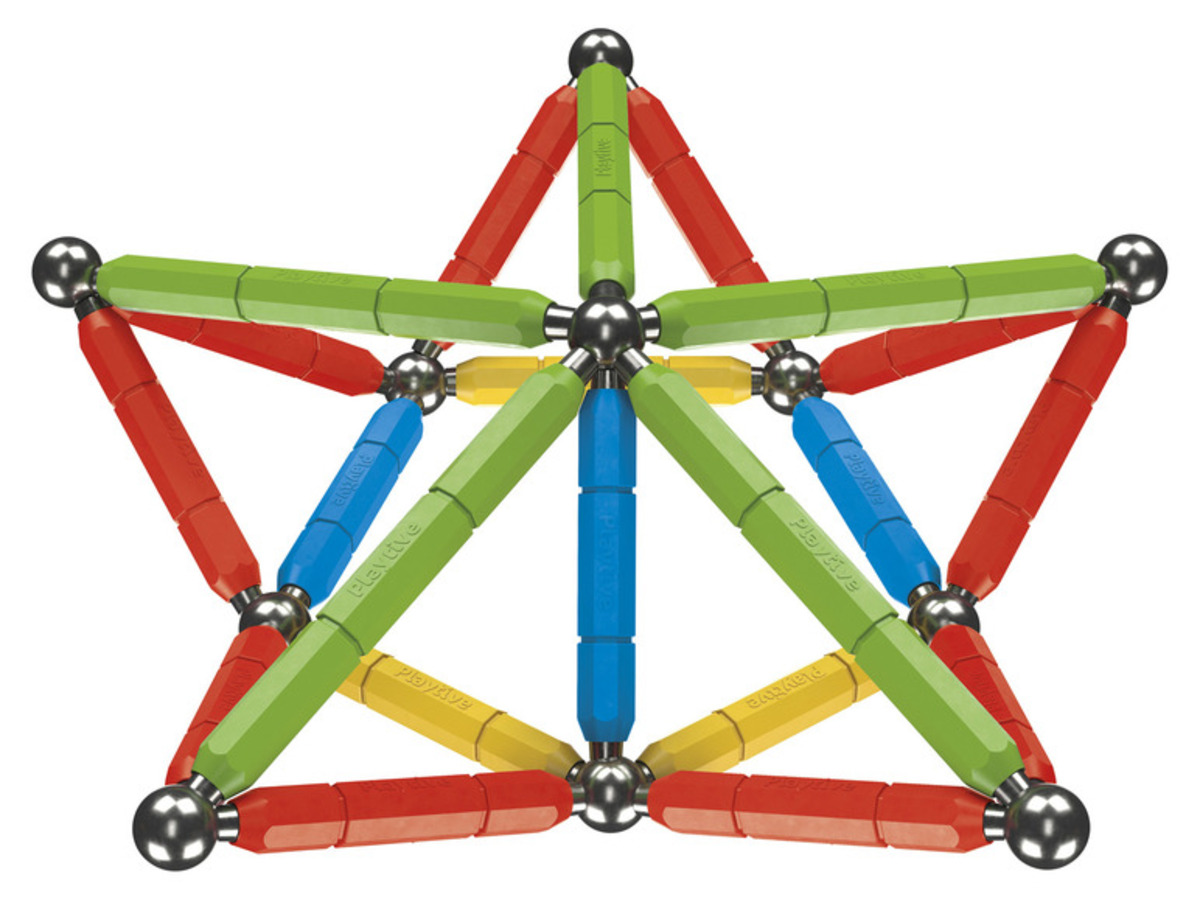 Bild 4 von Playtive Magnetbausatz Stäbe, beliebig kombinier- und erweiterbar