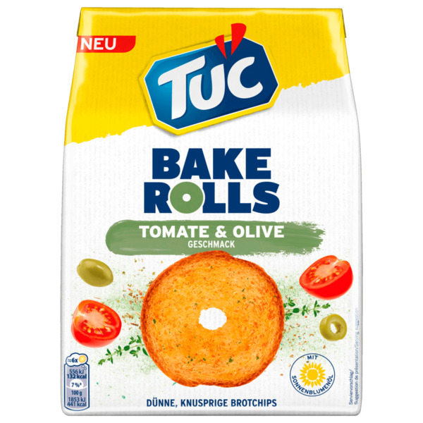 Bild 1 von Tuc Bake Rolls Tomate & Olive 150g