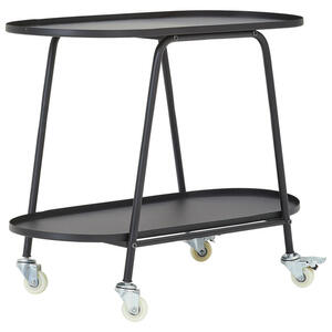 Xora Regal, Schwarz, Metall, 2 Fächer, 70x53.5x34 cm, Bsci, Typenauswahl, Arbeitszimmer, Büroregale, Bücherregale