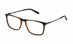 FILA VFI538 5506A1 Kunststoff Panto Schwarz/Orange Brille online; Brillengestell; Brillenfassung; Glasses; Black Friday