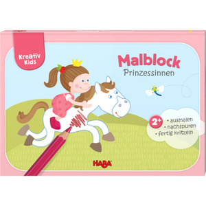 Kreativ Kids - Malblock Prinzessinnen HABA 304439 Bunt