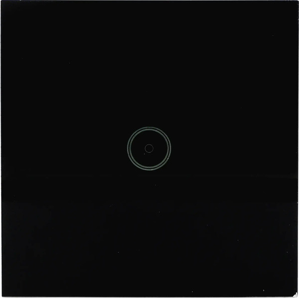 Bild 1 von Unitec WIFI Touch Schalter schwarz Glasoptik, Tuya-App, Unterputz
