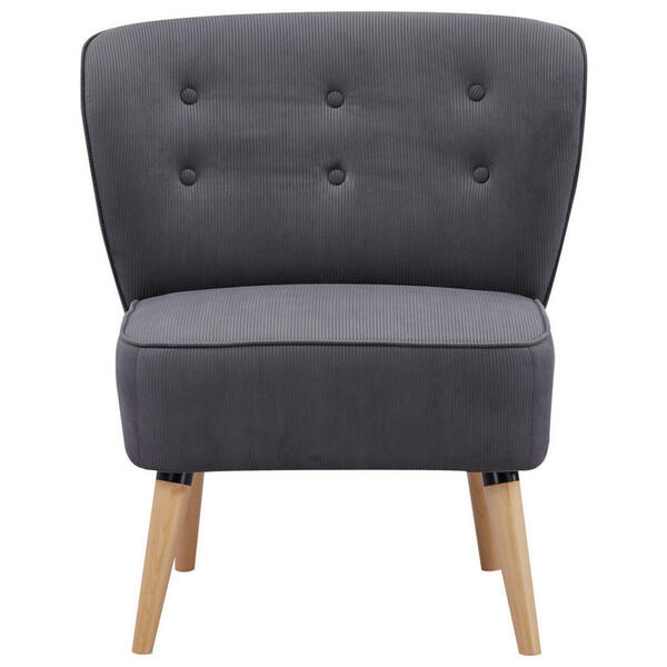 Bild 1 von Livetastic Sessel, Grau, Textil, Kiefer, vollmassiv, 75x82x80 cm, Bsci, Wohnzimmer, Sessel, Polstersessel