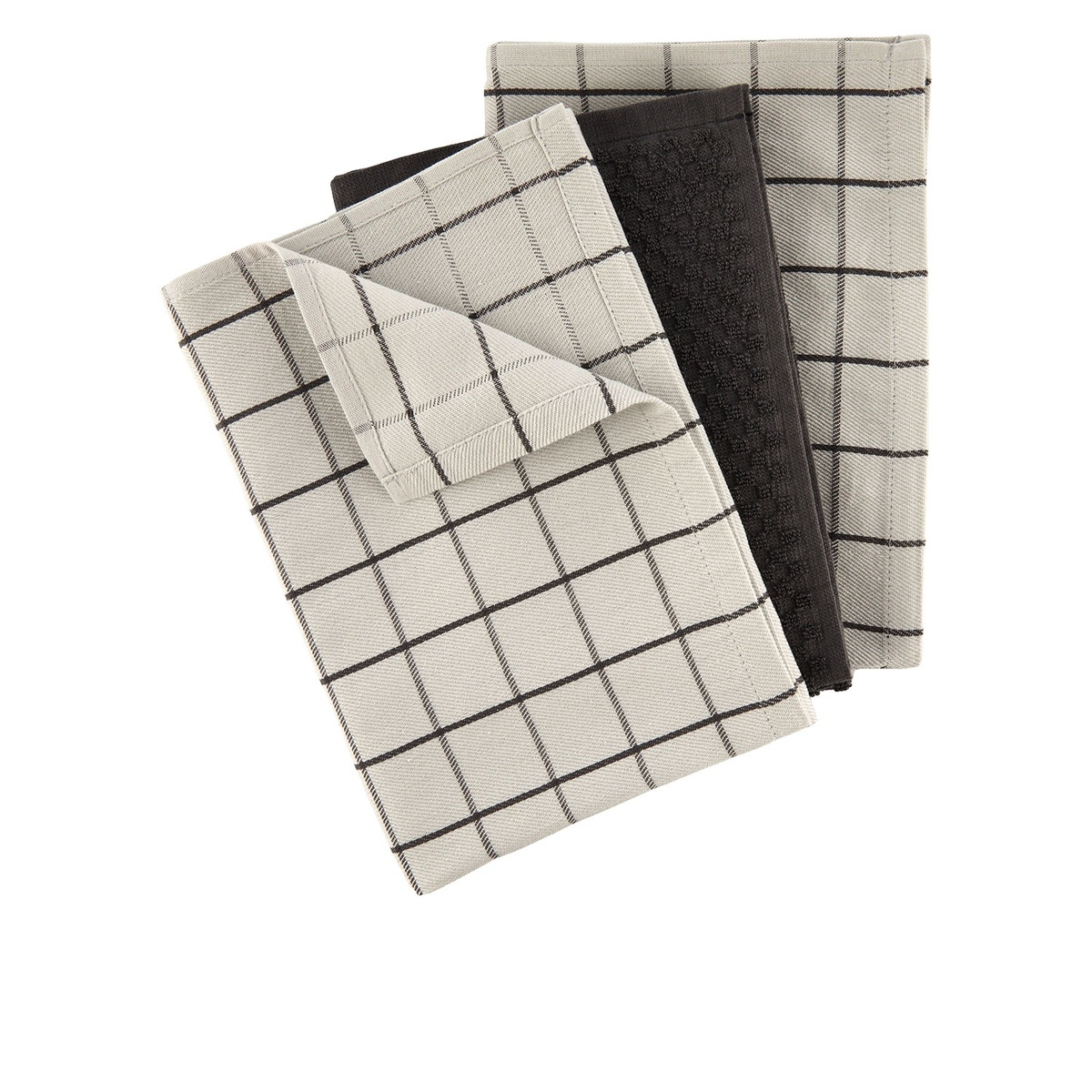 Bild 2 von CROFTON Strukturierte Geschirrtücher, 3er-Set