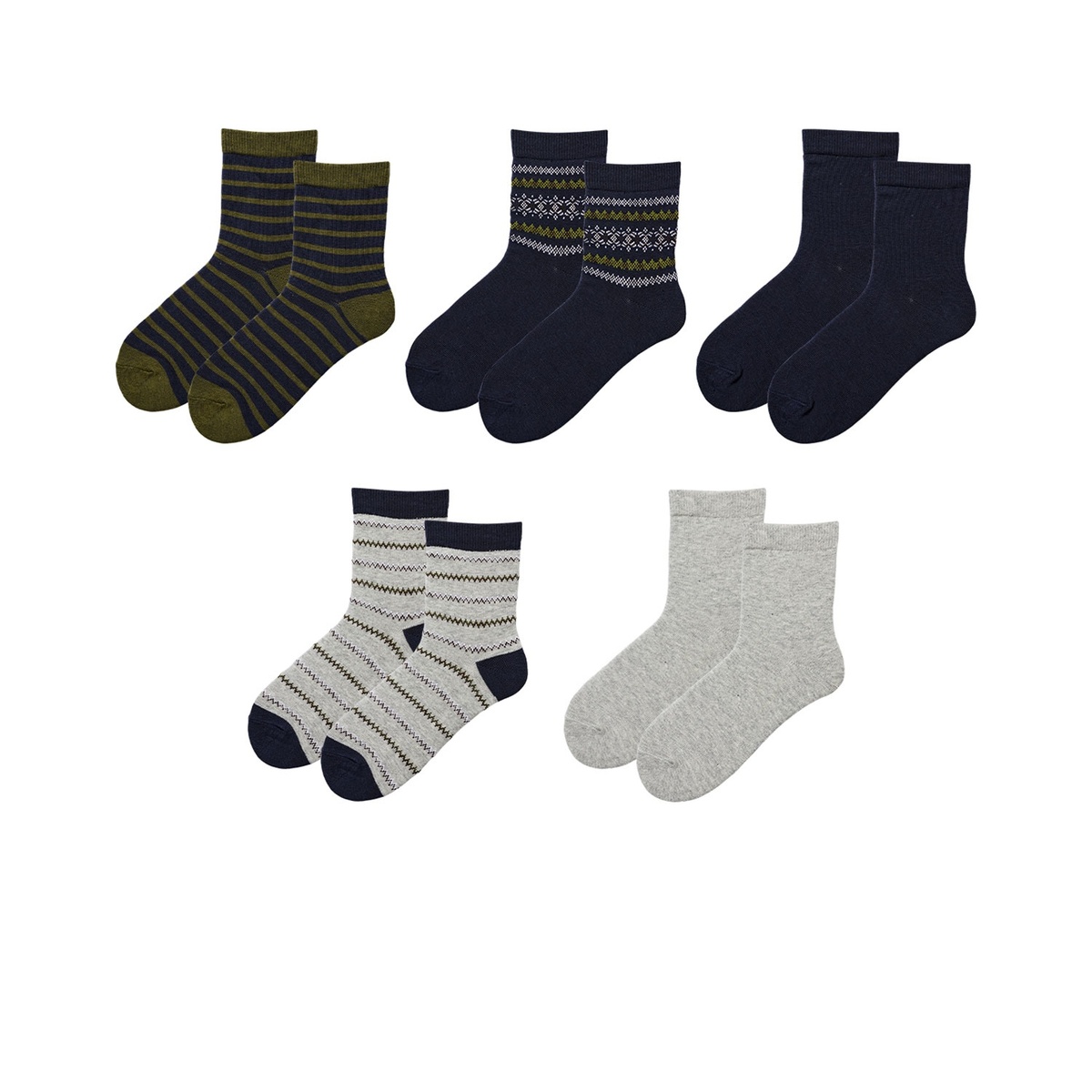 Bild 4 von LILY & DAN Kinder Wintersocken, 5 Paar