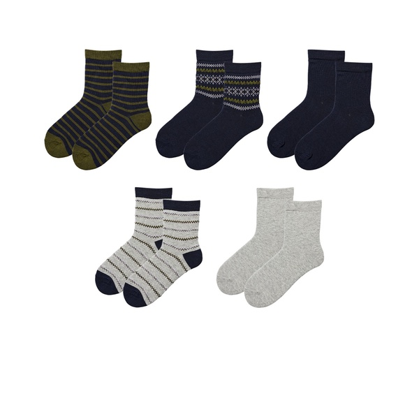 Bild 4 von LILY & DAN Kinder Wintersocken, 5 Paar