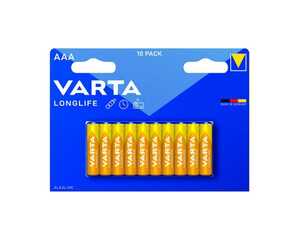 VARTA Batterie 10er Longlife AAA