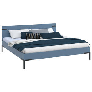 Xora Bett Primolar, Blau, Metall, 200x200 cm, in verschiedenen Holzdekoren erhältlich, Größen für Lattenrost geeignet, Schlafzimmer, Betten, Futonbetten