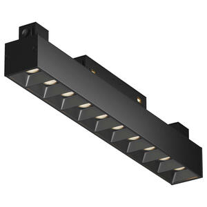 Schienensystem-Strahler, Schwarz, Metall, 3.4x6.8x27 cm, CE, Lampen & Leuchten, Innenbeleuchtung, Schienensysteme