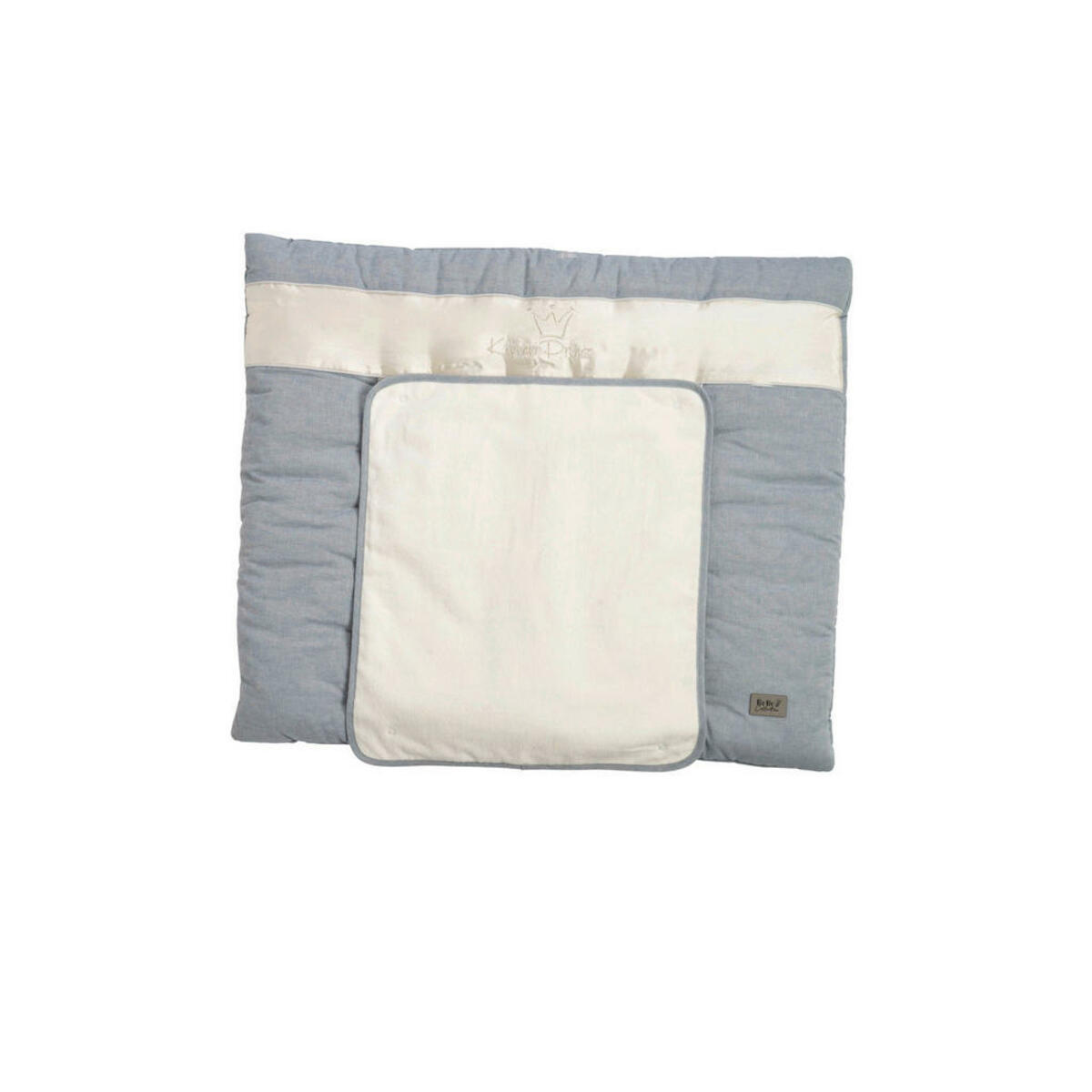 Bild 1 von Bebe's Collection Wickelauflage Prinz & Prinzessin 2023, Blau, Textil, Füllung: Polyester, 85 cm, Oeko-Tex® Standard 100, Bezug waschbar, Baden & Wickeln, Wickeln, Wickelauflagen