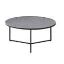 Bild 1 von Livetastic Couchtisch, Grau, Metall, Keramik, rund, Flachrohr, 80x37 cm, Wohnzimmer, Wohnzimmertische, Couchtische