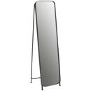 Bild 1 von Landscape Standspiegel, Schwarz, Metall, Glas, rechteckig, 41x160x4 cm, Reach, Bsci, Wohnspiegel, Standspiegel