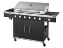 Bild 4 von GRILLMEISTER Gasgrill, 6plus1 Brenner, 26,1 kW mit Grillbesteck und Grillplatten