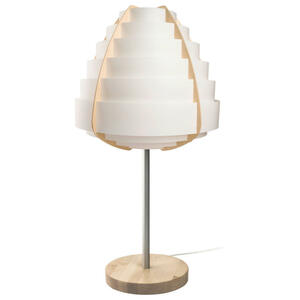 Mid.you Tischleuchte, Weiß, Holz, Kunststoff, 30x30 cm, Lampen & Leuchten, Innenbeleuchtung, Tischlampen, Tischlampen